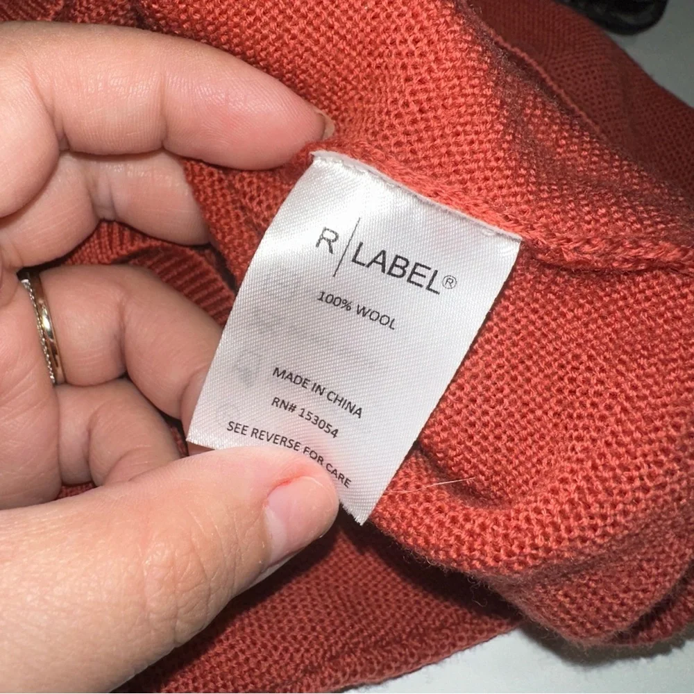 R Label The Reset Essential Pullover wool Dolman Sleeves sz S/M #G4 - Picture 4 of 4